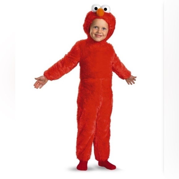 Sesame Street  Furry Elmo Costume Kids Large - Picture 1 of 11